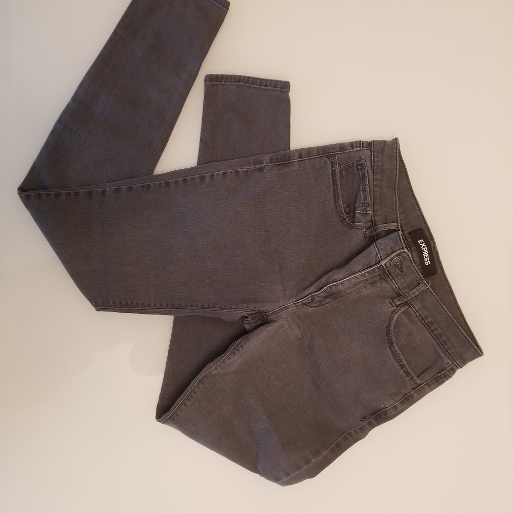 Express Faded Grey Leggings